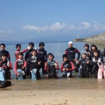 20150928 秋の実習6 竜宮浜海水浴場